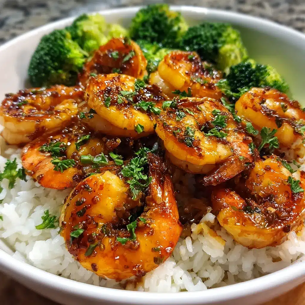 Honey Garlic Shrimp Bowls