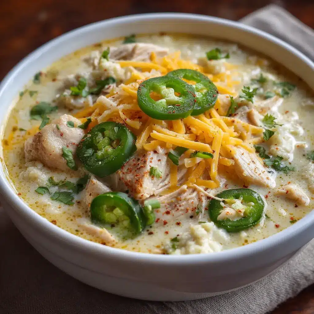 Keto White Chicken Chili