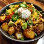 Loaded Potato Taco Bowl
