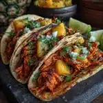 One-pan Chicken And Pineapple Tacos