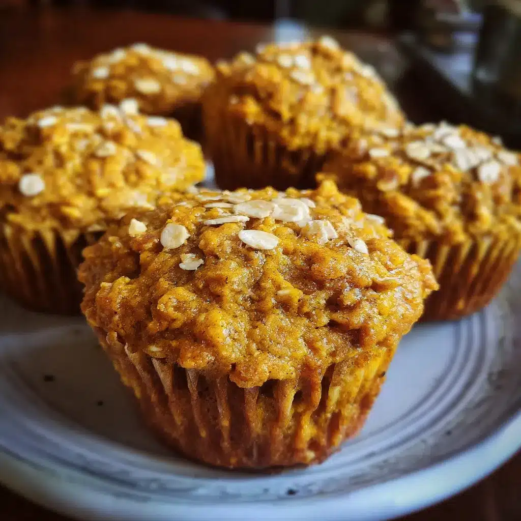 Pumpkin Oatmeal Muffins