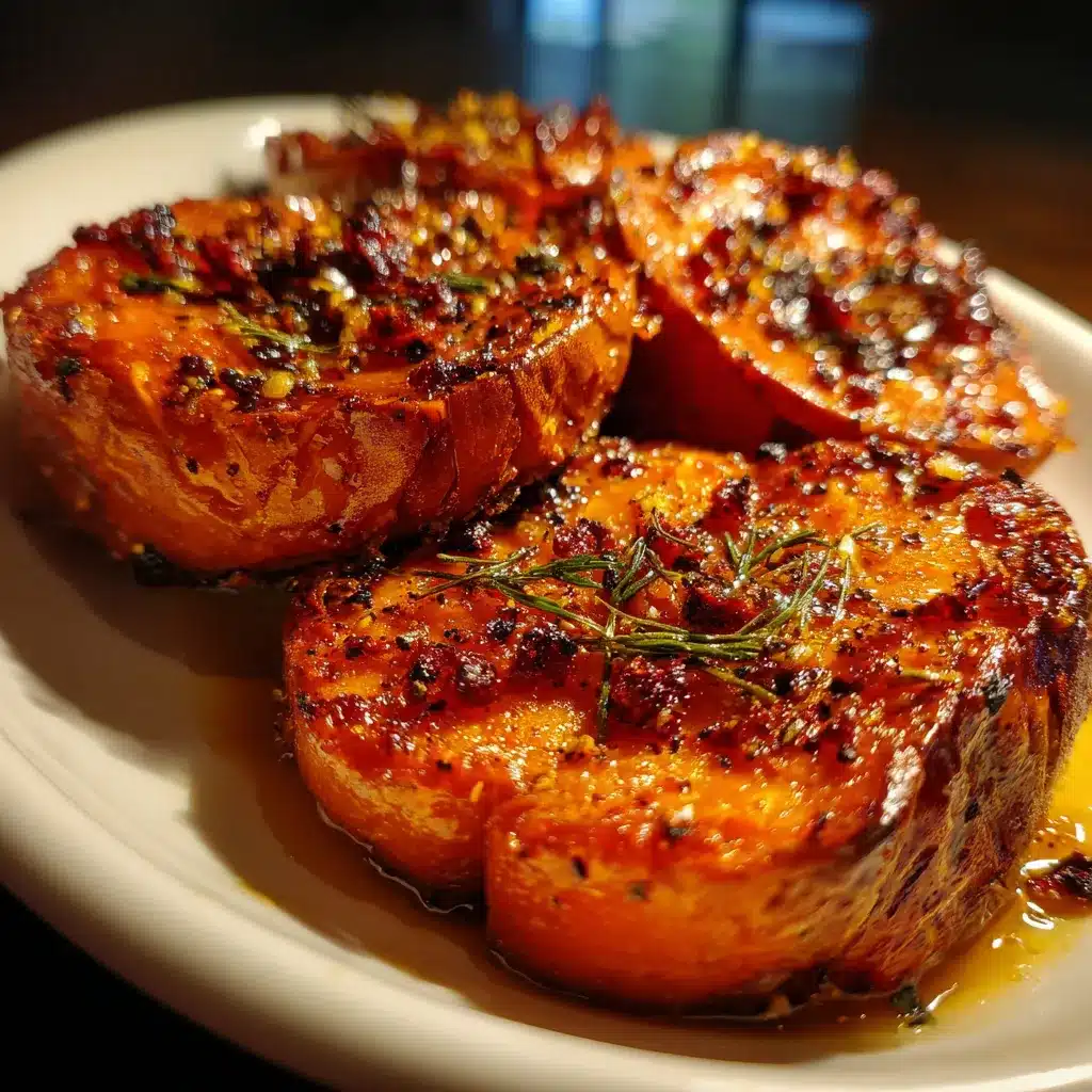 Sweet & Spicy Smashed Sweet Potatoes
