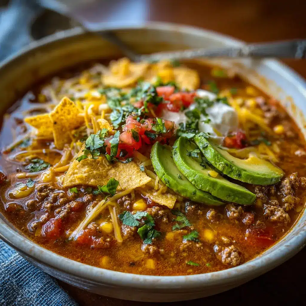 Taco Soup With Ground Beef