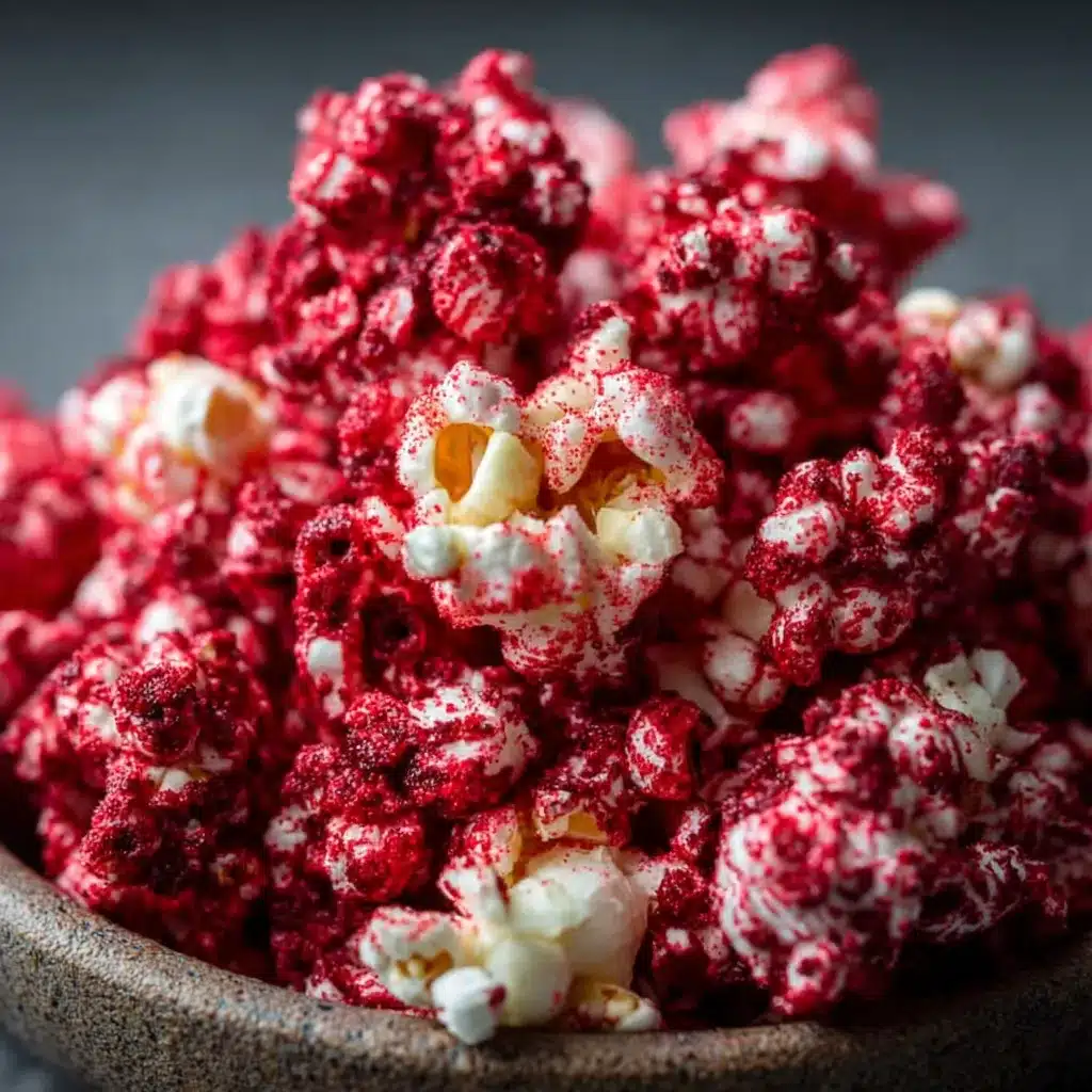 Bloody Red Velvet Popcorn