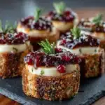 Cranberry Brie Bites