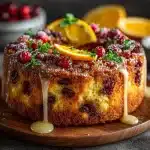 Cranberry & Orange Buttermilk Breakfast Cake