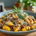 Creamy Pumpkin Gnocchi With Italian Sausage