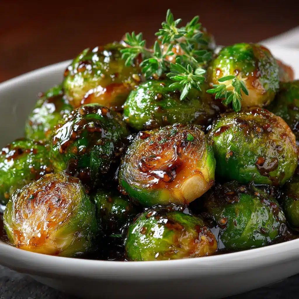 Honey Balsamic Brussels Sprouts