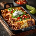 Loaded Beef Enchiladas