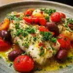 Mediterranean Baked White Fish