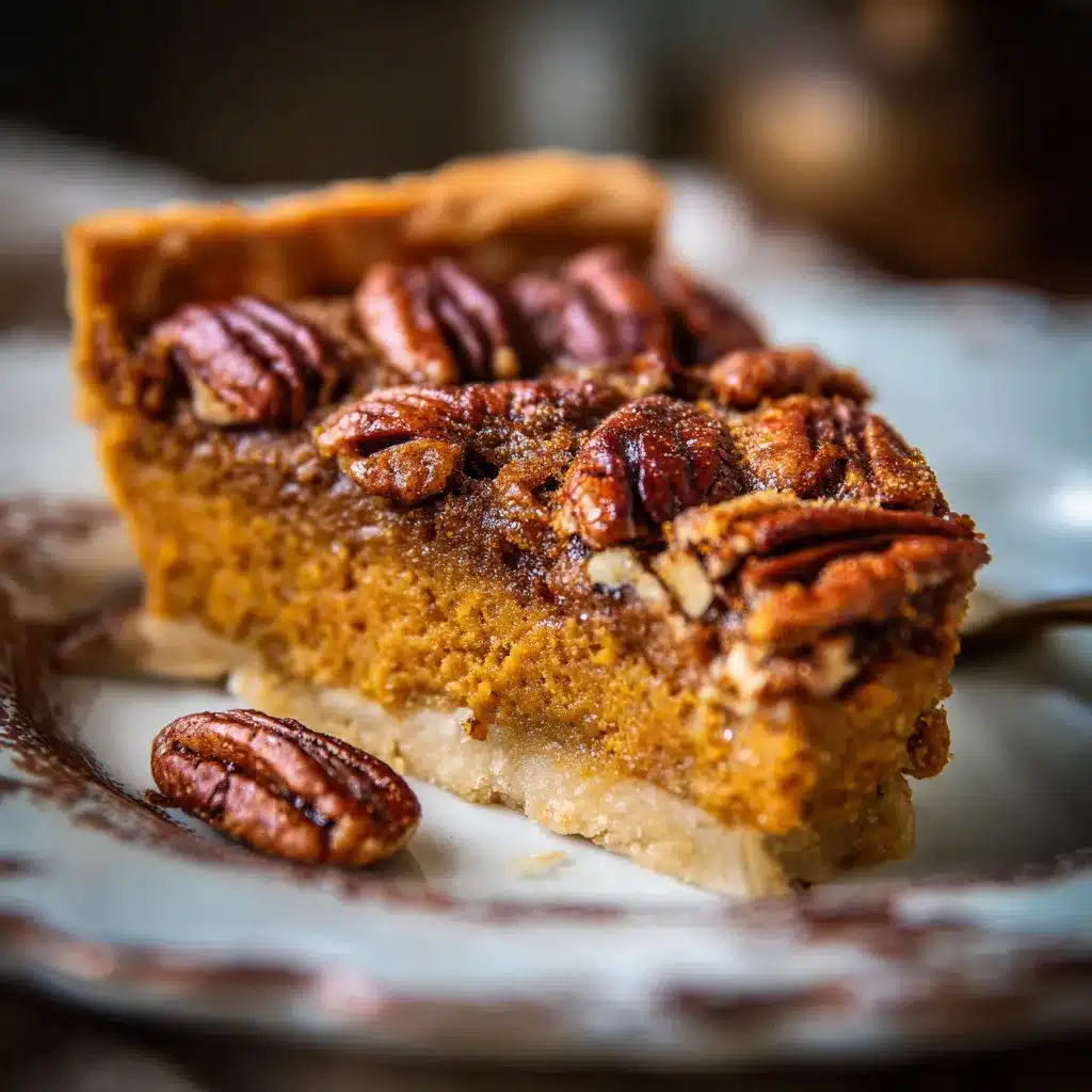 Pumpkin Pecan Pie