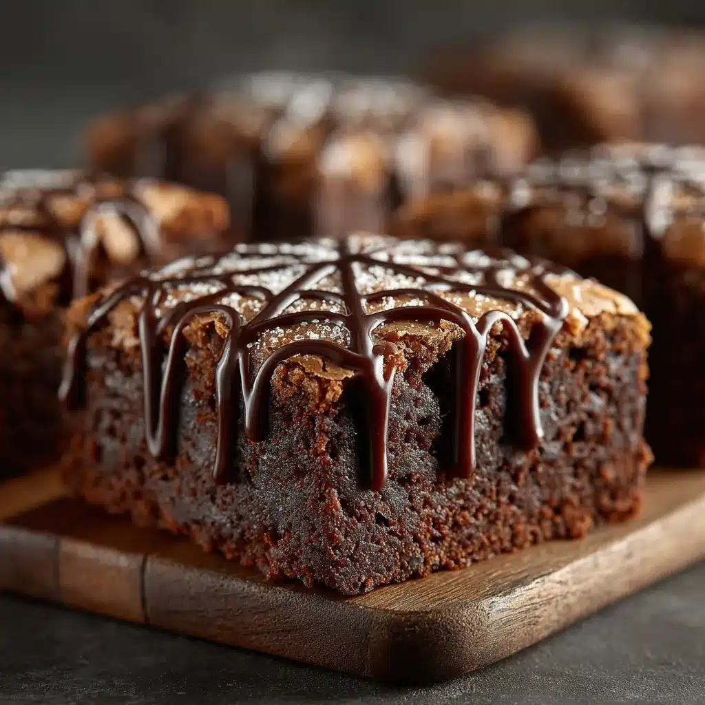 Spiderweb Brownies