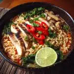 Thai Peanut Chicken Ramen