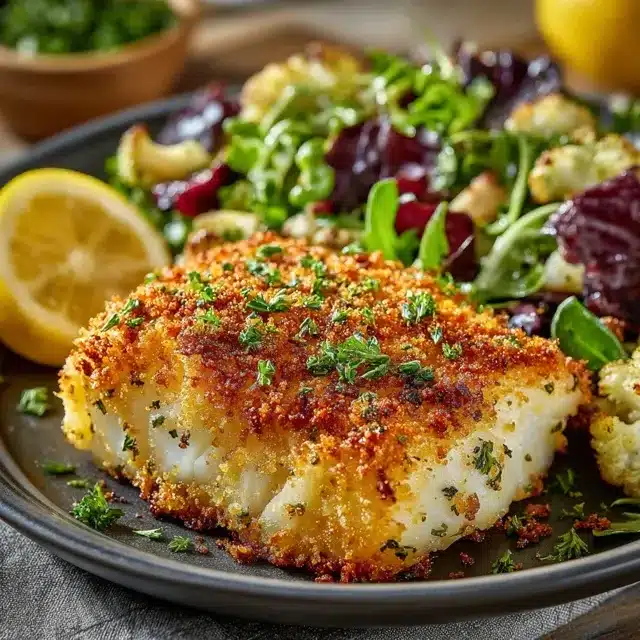 Air Fryer Parmesan Crusted Cod