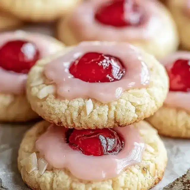Almond Cherry Cookies