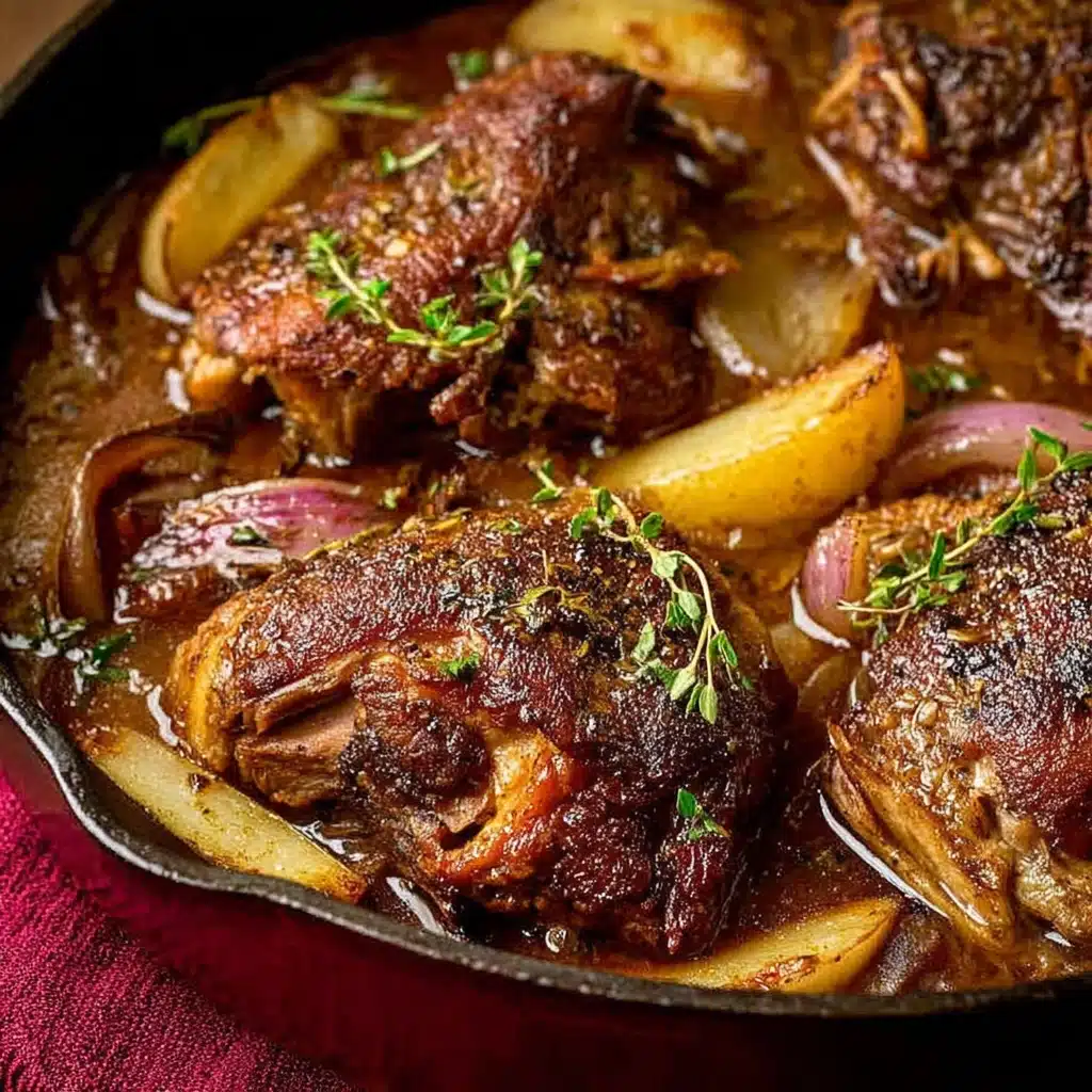 Apple Cider Braised Pork Shoulder
