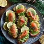 Avocado and smoked salmon toast