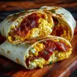 Bacon Egg Cheese Breakfast Burrito