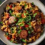 Black Beans and Rice with Sausage
