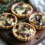 Caramelized Onion and Goat Cheese Tarts