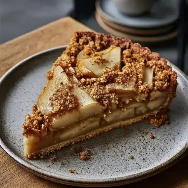 Chai Pear Tart