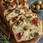 Cheese and Olive Quick Bread