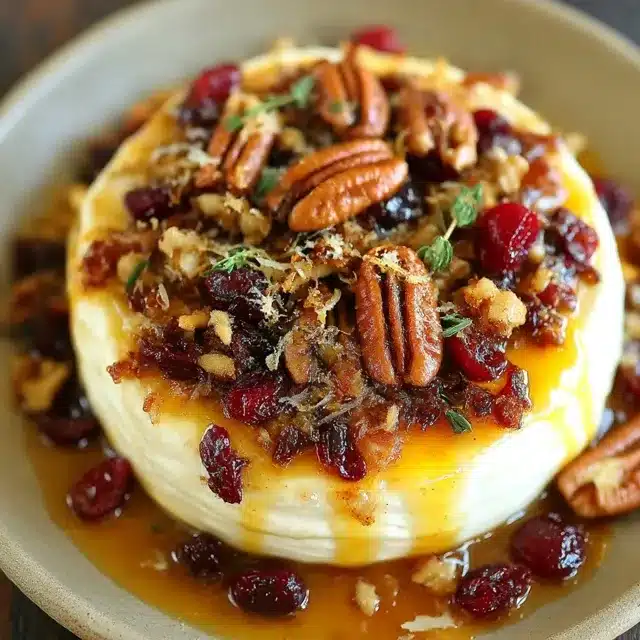 Cranberry Pecan Baked Brie