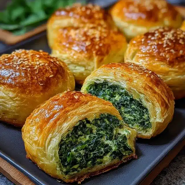 Creamy Spinach Puff