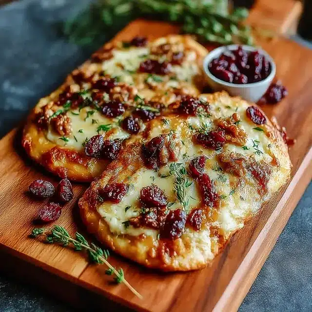 Crispy Flatbread with Brie