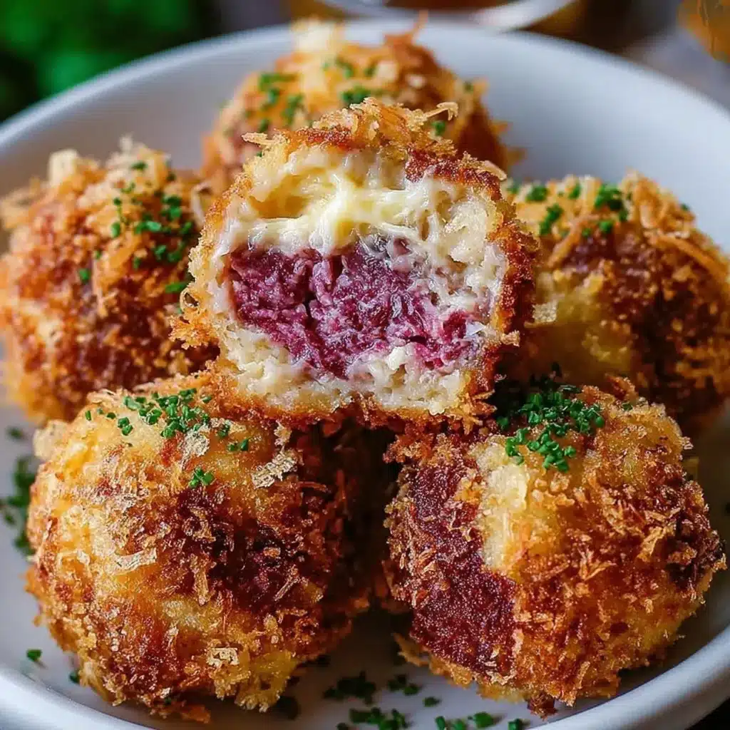 Crispy Reuben Balls