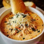 Crock Pot Creamy Chicken Parmesan Soup
