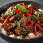 Crockpot Thai Basil Beef