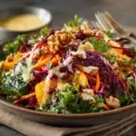 Fall Salad with Maple-Lime Dressing