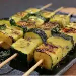 Garlic Butter Zucchini Skewers