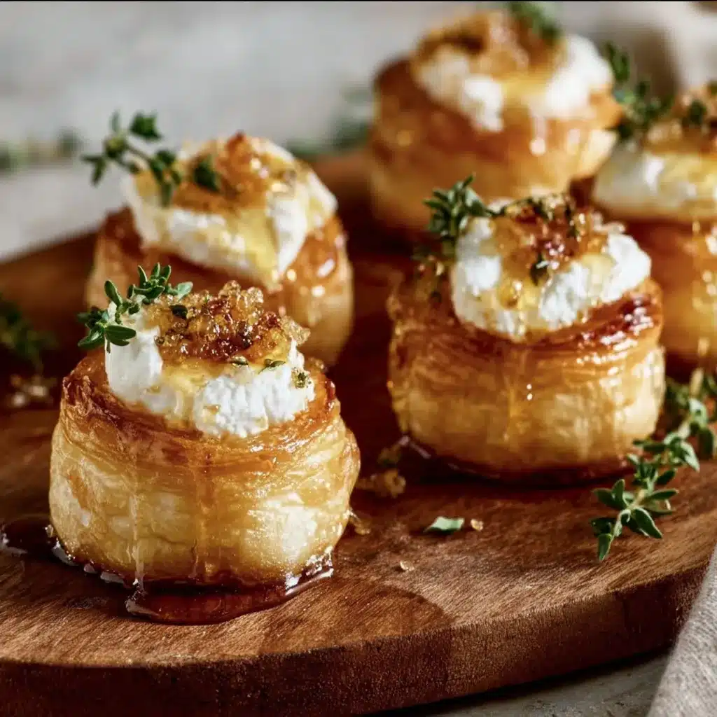 Goat Cheese and Honey Bites
