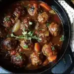 Guinness Gravy Meatballs