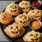 Jack-O'-Lantern Calzones