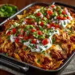 Mix And Bake Chicken Taco Casserole