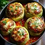 Oven-Baked Cabbage Burgers