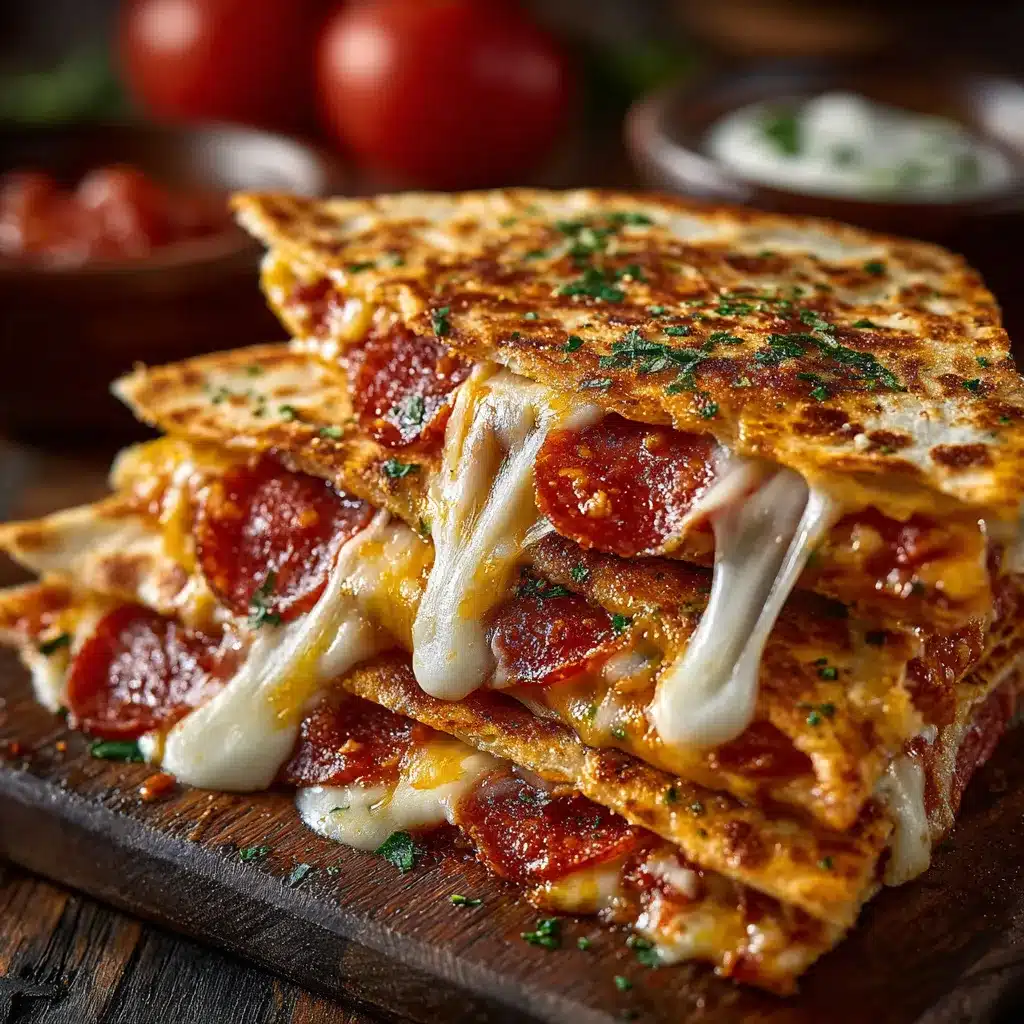Pepperoni Pizza Quesadillas