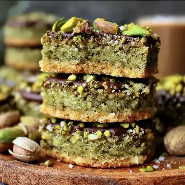 Pistachio Shortbread Cookies
