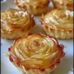 Puff Pastry Apple Roses Tarts