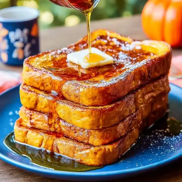 Pumpkin French Toast Breakfast