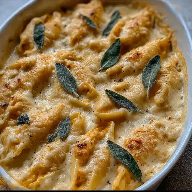 Pumpkin & Gouda Stuffed Shells