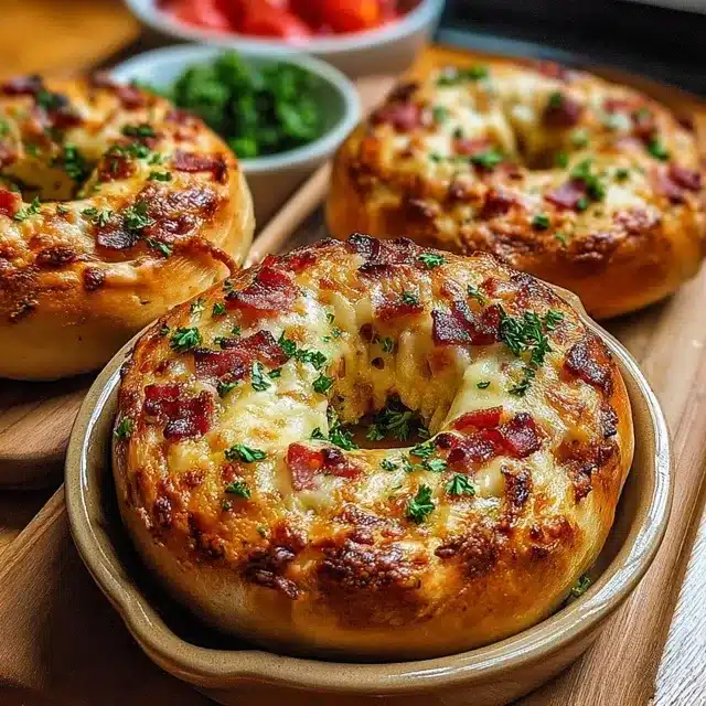 Quiche Stuffed Bagels