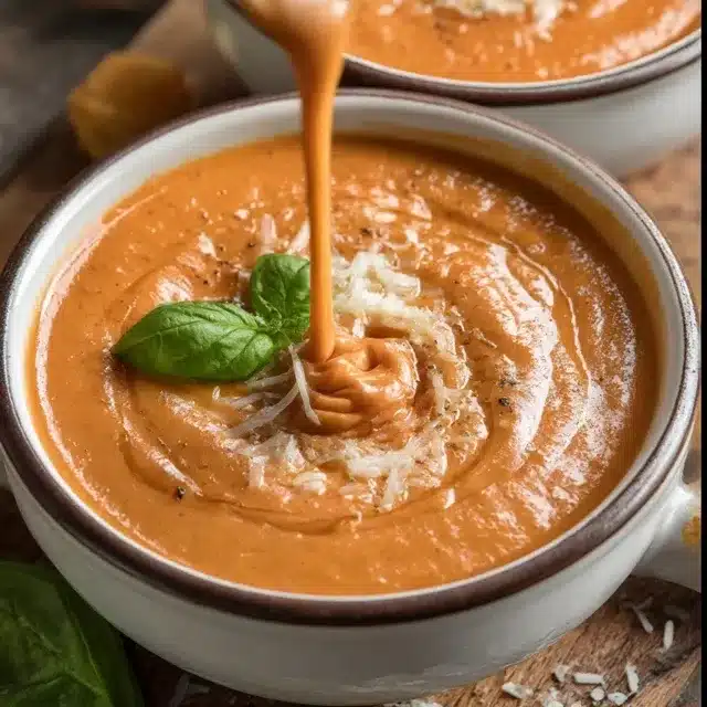 Roasted Red Pepper Gouda Soup