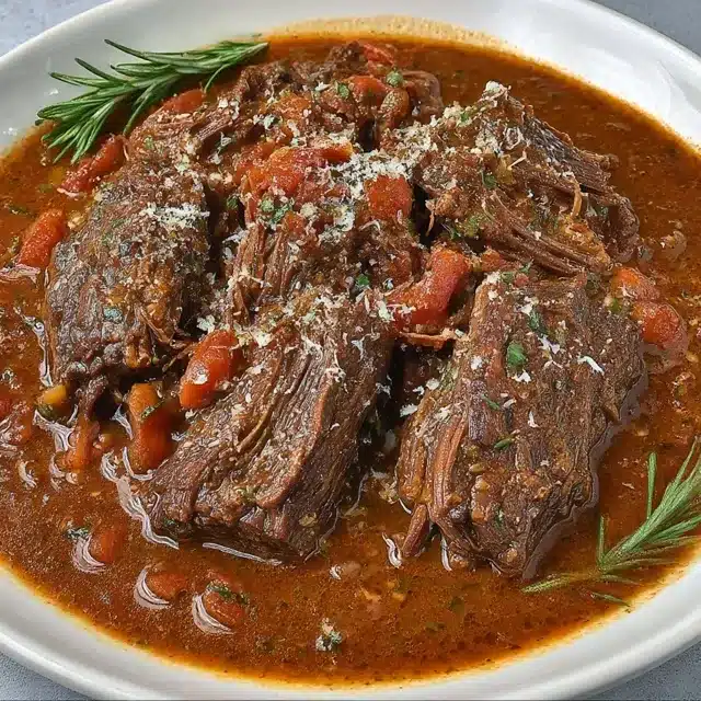 Slow-Cooked Italian Pot Roast (Stracotto)