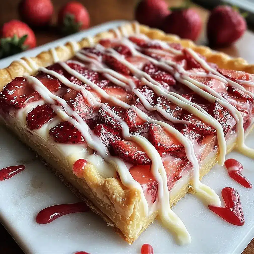 Strawberry Pop Tart Slab Pie