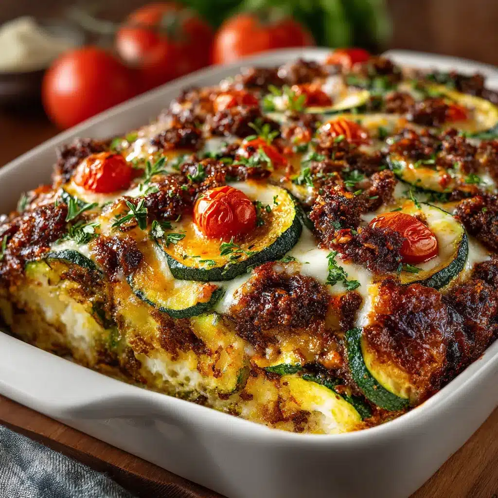 Zucchini Pizza Casserole