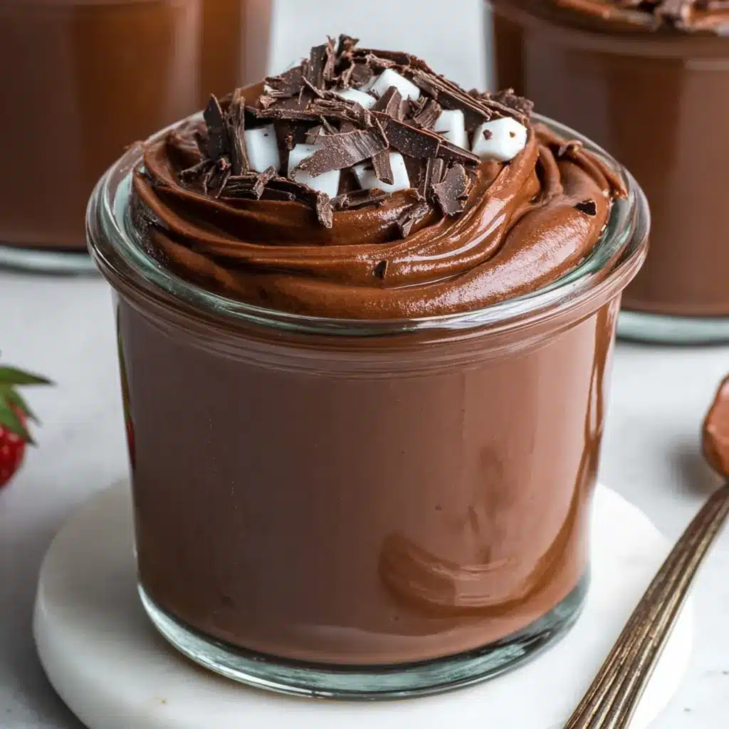 4-Ingredient Cottage Cheese Chocolate Mousse